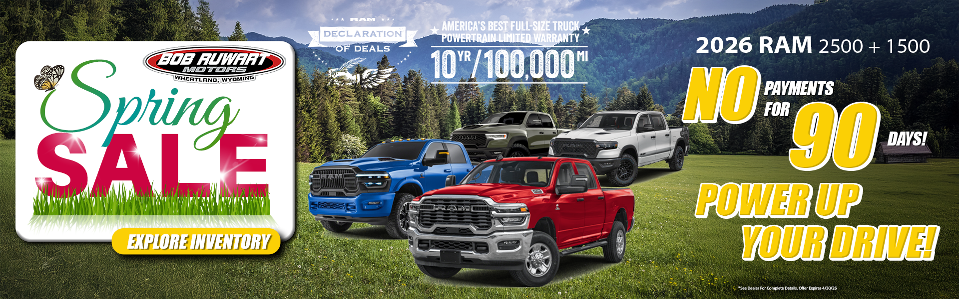 2026 Ram 2500 + 1500