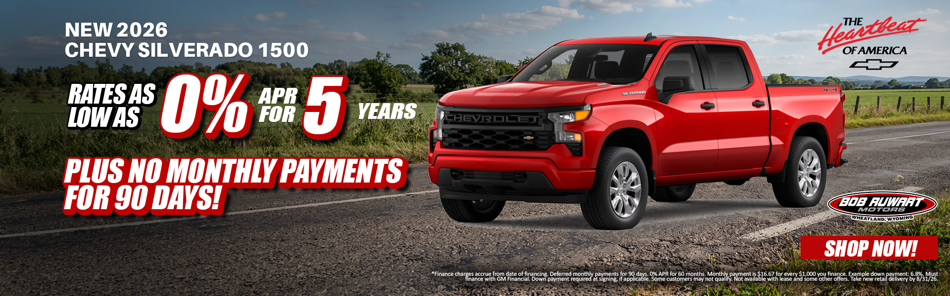 New 2026 chevy Silverado 1500