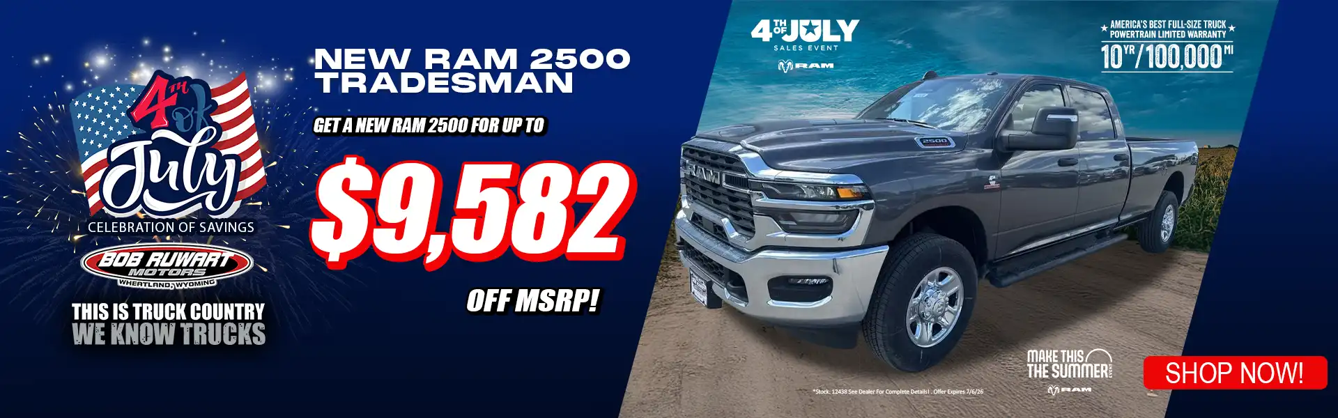 New ram 2500 Tradesman